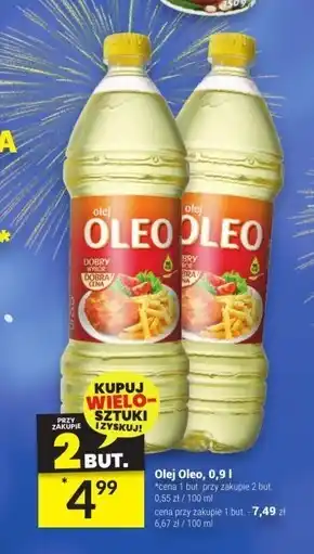 Twój Market Oleo olej słonecznikowy 0,9 l oferta