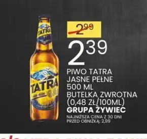 Wafelek Tatra piwo jasne pełne 500 ml oferta