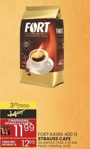 Wafelek Fort kawa palona mielona 400 g oferta