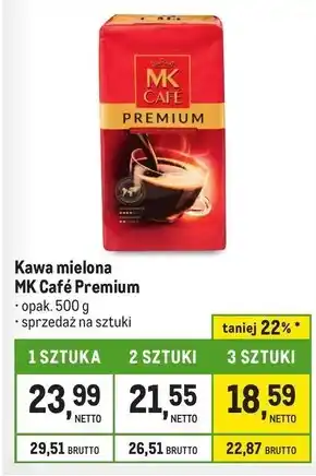 Makro Mk café premium kawa palona mielona 500 g oferta