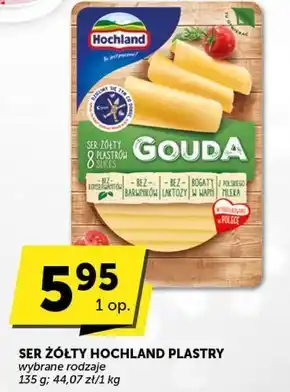 ABC Hochland ser żółty gouda w plastrach 135 g oferta