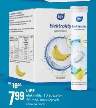 SuperPharm Life elektrolity 10 saszetek lub 20 tabl. musujących oferta