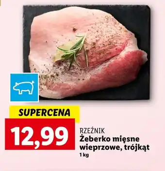 Lidl Żeberko wieprzowe rzeźnik oferta