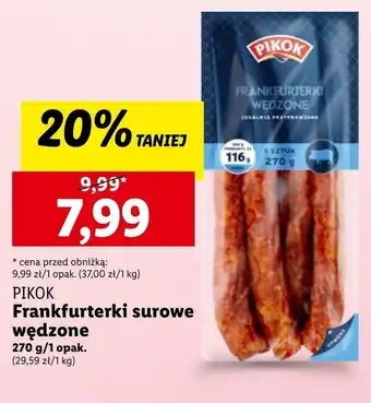 Lidl Frankfurterki pikok oferta