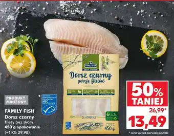 Kaufland Dorsz mrożony family fish oferta