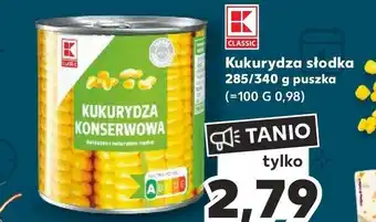 Kaufland Kukurydza konserwowa oferta