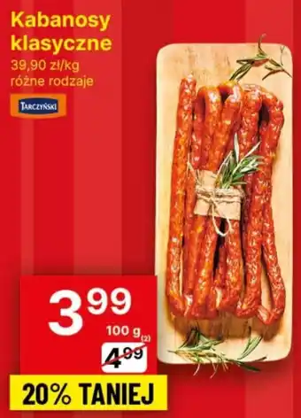 Delikatesy Centrum Kabanosy klasyczne 100g oferta