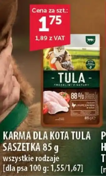 Eurocash Cash & Carry KARMA DLA KOTA TULA SASZETKA 85 g oferta