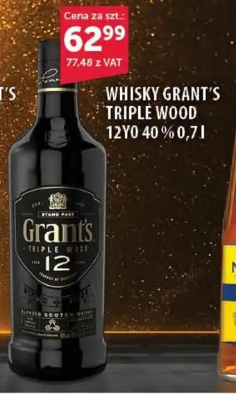 WHISKY GRANT'S TRIPLE WOOD 12Y0 40% 0,7 L
