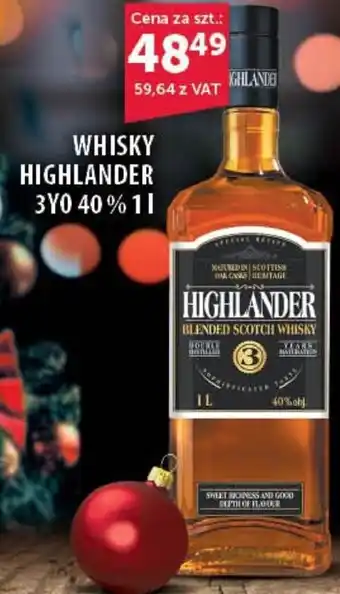 Eurocash Cash & Carry WHISKY HIGHLANDER 3Y0 40% 1 L oferta