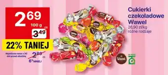 Delikatesy Centrum Cukierki czekoladowe Wawel 100 g oferta