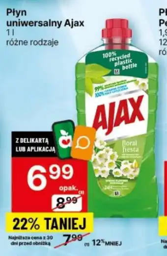 Delikatesy Centrum Płyn uniwersalny Ajax 1 l oferta