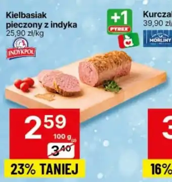 Delikatesy Centrum Kielbasiak pieczony z indyka 100 g oferta
