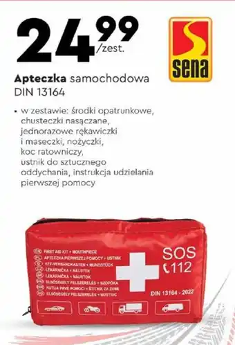 Biedronka Apteczka samochodowa DIN 13164 oferta