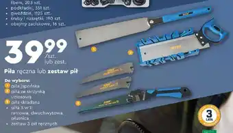 Biedronka NITED Piła ręczna lub zestaw pił oferta