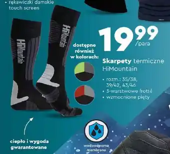 Biedronka Skarpety termiczne HiMountain para oferta