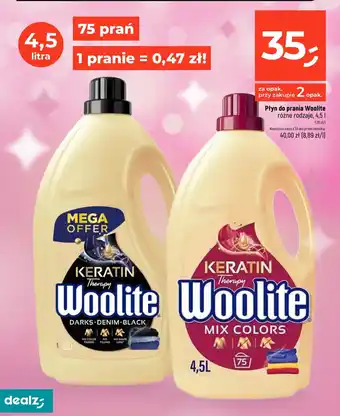 Dealz Płyn do prania Woolite 4,5 l oferta