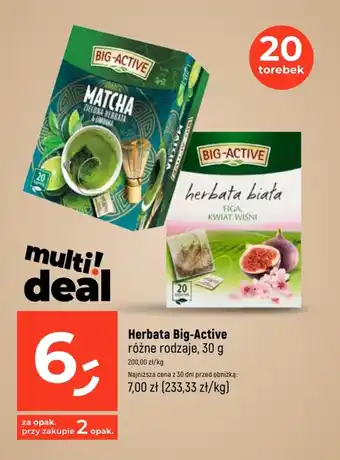 Dealz Herbata Big-Active 30 g oferta