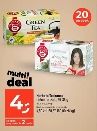 Dealz Herbata Teekanne 25-35 g oferta