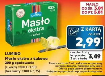Kaufland LUMIKO Masło ekstra z Łukowa 200g oferta