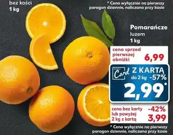 Kaufland Pomarańcze 1kg oferta