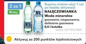 Kaufland NAŁĘCZOWIANKA Woda mineralna 0,5l oferta