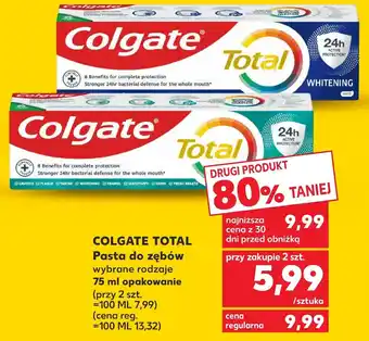 Kaufland COLGATE TOTAL Pasta do zębów 75 ml oferta