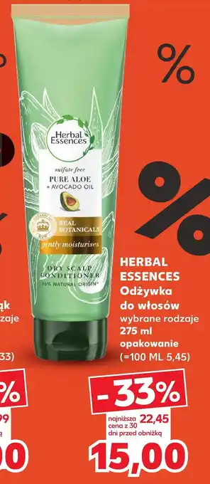 Kaufland HERBAL ESSENCES Odżywka do włosów 275ml oferta