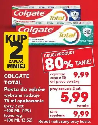 Kaufland COLGATE TOTAL Pasta do zębów 75ml oferta