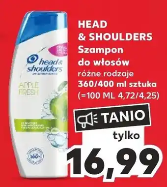 Kaufland HEAD & SHOULDERS Szampon do włosów 360/400ml oferta