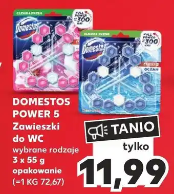 Kaufland DOMESTOS POWER 5 Zawieszki do WC 3 x 55 g oferta