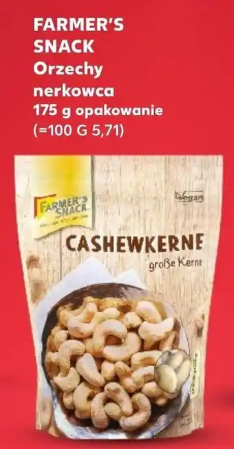Kaufland FARMER'S SNACK Orzechy nerkowca 175g oferta