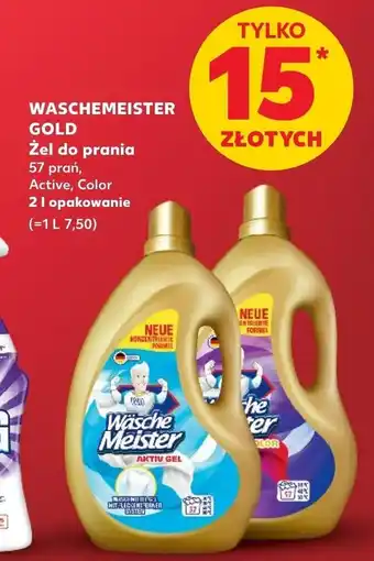 Kaufland WASCHEMEISTER GOLD Żel do prania 57 prań 2l oferta