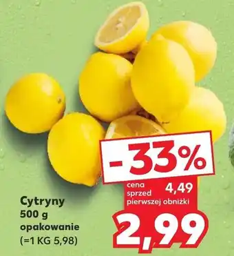 Kaufland Cytryny 500 g oferta