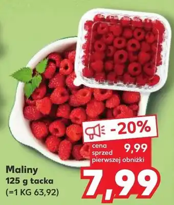 Kaufland Maliny 125 g oferta