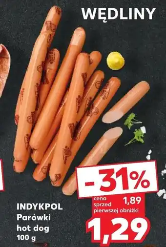 Kaufland INDYKPOL Parówki hot dog 100 g oferta