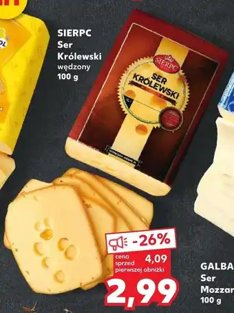 Kaufland SIERPC Ser Królewski 100g oferta