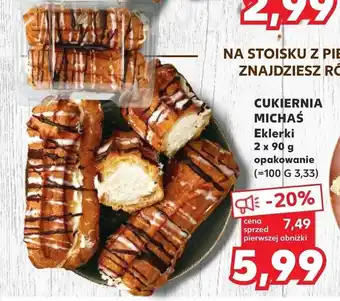 Kaufland CUKIERNIA MICHAŚ Eklerki 2 x 90 g oferta