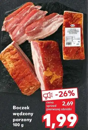 Kaufland Boczek wędzony parzony 100 g oferta