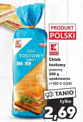 Kaufland Chleb tostowy pszenny 500 g oferta