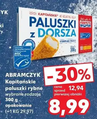 Kaufland ABRAMCZYK Kapitańskie paluszki rybne 300g oferta