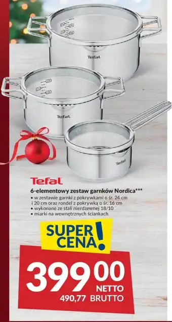 Makro 6-elementowy zestaw garnków Nordica oferta