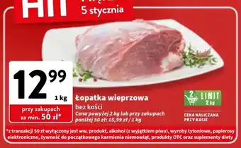Intermarche Łopatka wieprzowa 1kg oferta