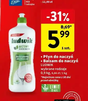 Intermarche Płyn do naczyń Balsam do naczyń 0,9kg oferta