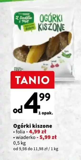 Intermarche Ogórki kiszone 0,5kg oferta