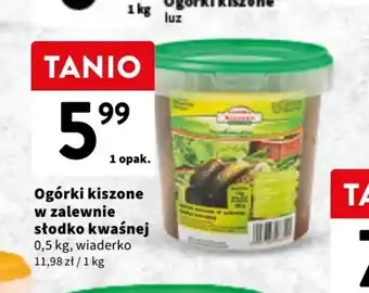 Intermarche Ogórki kiszone 0,5 kg oferta