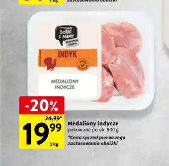 Intermarche Medaliony indycze 1kg oferta