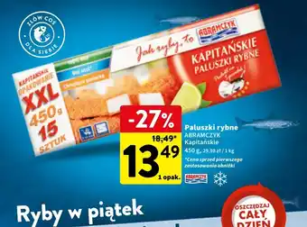 Intermarche Paluszki rybne ABRAMCZYK Kapitańskie 450g oferta