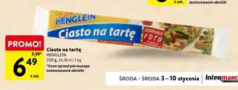 Intermarche Ciasto na tartę HENGLEIN 250g oferta