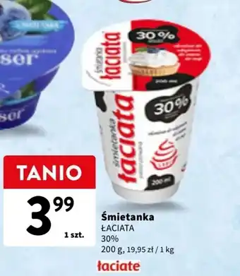 Intermarche Śmietanka ŁACIATA 20% 200g oferta